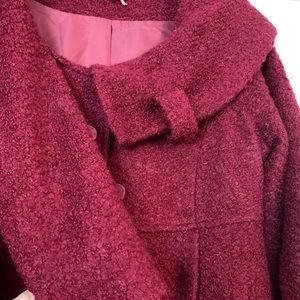 Beautiful burgundy coat!